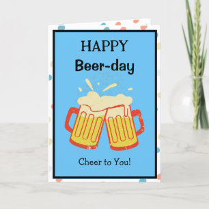 Happy Beer-Day Leuke Verjaardag Kaart