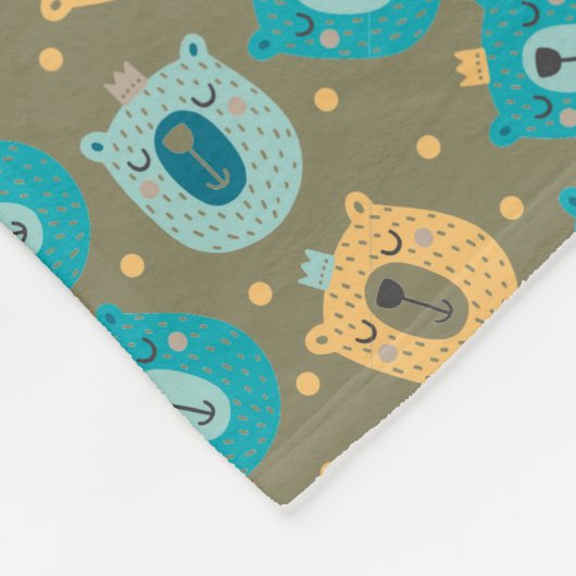 Happy Beer Kings Fleece Deken (Hoek)