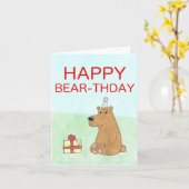 Happy Beer-thday Kaart (Gele Bloem)