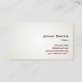 Happy Beer Time Carte de visite (Dos)