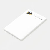 Happy BeeUtiful (Mooie) Dag Post-it® Notes (Schuin)