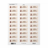 Happy Belgium Malinois Return Address Label (Full Sheet)