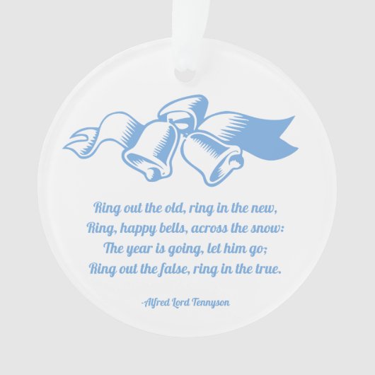 Happy Bells, Ring in het nieuwjaar Ornament (voorkant)