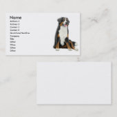 Happy Bernese Mountain Dog Visitekaartje (Voorkant / Achterkant)