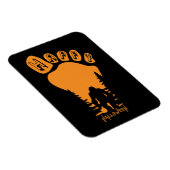 Happy Big Foot Halloween Magneet (Rechterzijde)