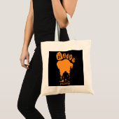 Happy Big Foot Halloween Tote Bag (Voorkant (product))