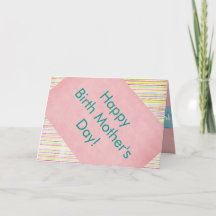 Happy Birth Moederdag Kaart met liefde