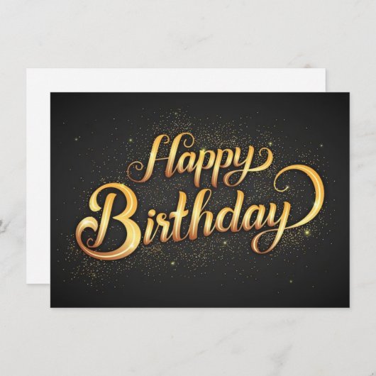 Happy Birthday (Voorkant / Achterkant)