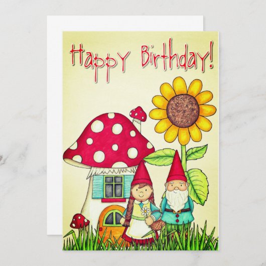 Happy Birthday (Voorkant / Achterkant)