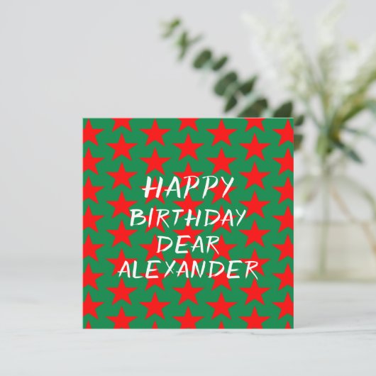 Happy Birthday (Staand voorkant)