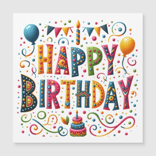 Happy Birthday (Voorkant)