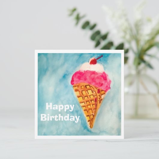 Happy Birthday (Staand voorkant)