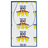 Happy Birthday 100 Klein Cadeauzakje (Achterkant)