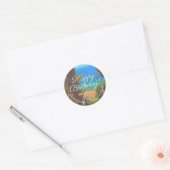 Happy Birthday 1017 Ronde Sticker (Envelop)