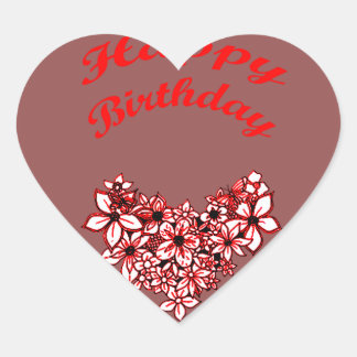 Happy Birthday 2 Hart Sticker