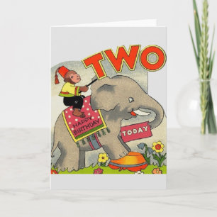 Happy Birthday 2 jaar oud Kaart
