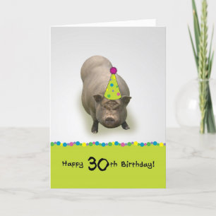 Happy Birthday 30, Sweet Celebration Wenskaart Kaart
