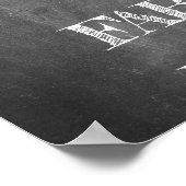 Happy Birthday - 50 jaar en verbluffend Poster (Hoek)