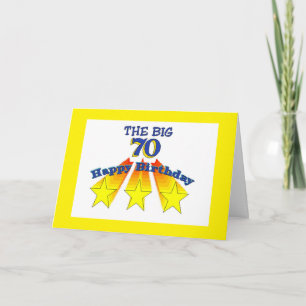Happy Birthday 70 Christelijke kaart