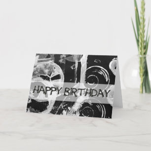 Happy Birthday - abstracte kunst II Kaart
