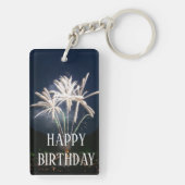Happy birthday acryl Sleutelhanger (achterkant)