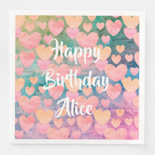 Happy Birthday #Alice party inapkins van DAL Servet