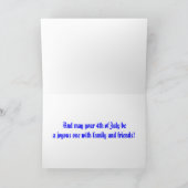 Happy Birthday Amerika Kaart (Binnen)