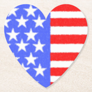 Happy Birthday Amerika Kartonnen Onderzetters