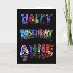 Happy Birthday Anne Card Kaart
