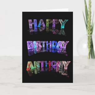 Happy Birthday Anthony Card Kaart