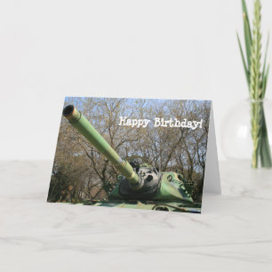 Happy Birthday Army Tank wenskaart Kaart