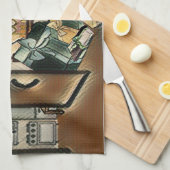 Happy Birthday Art Theedoek (Quarter Fold)