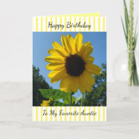 Happy Birthday Auntie, Sunflower Photography