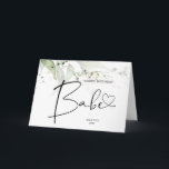 Happy Birthday Babe Gift Romantic Card for Wife<br><div class="desc">This cute Happy Birthday babe card,  is a fun way to celebrate your special someones birthday ! With space to write your own custom message on the front of the card,  this is is a great way to celebrate!</div>