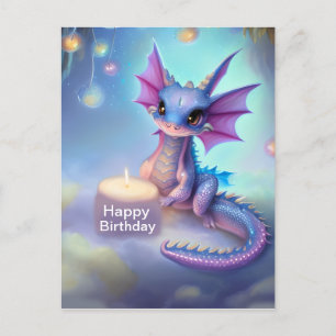 Happy Birthday Baby Dragon Briefkaart