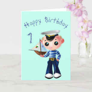 Happy Birthday Baby Kaart met Schattigee zeeman