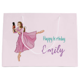 Happy Birthday - Ballerina Nutcracker with Name Groot Cadeauzakje