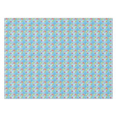 Happy Birthday-ballonnen en Petten Tafelkleed (Voorkant (Horizontaal))