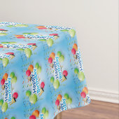 Happy Birthday-ballonnen en Petten Tafelkleed (Voorbeeld)