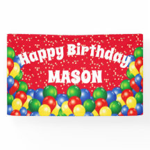 Happy Birthday-ballonnen