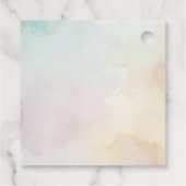 Happy Birthday Balloons Cadeau Labels (Achterkant)