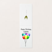 Happy Birthday Balloons Folded Kaart (Buitenkant ongevouwen)