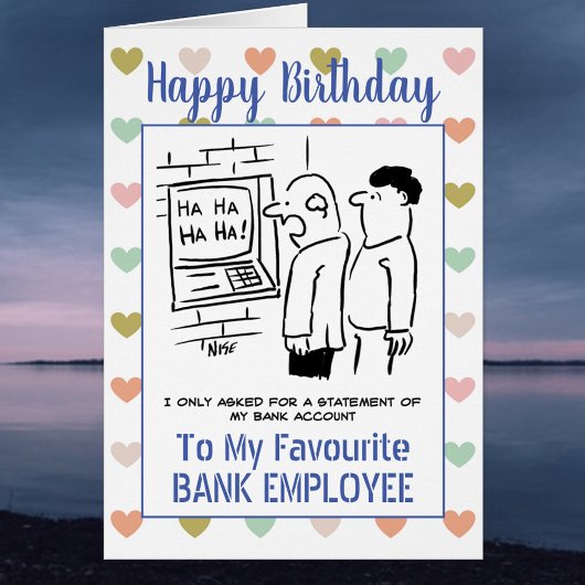 Happy Birthday Bank Employee