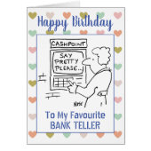 Happy Birthday Bank Teller (Voorkant)