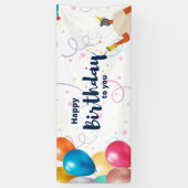 Happy Birthday Banner (Verticaal)