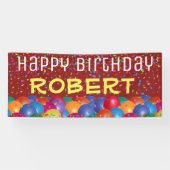 Happy Birthday Banner #5 (Horizontaal)