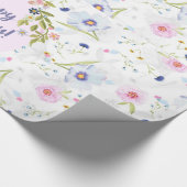 Happy Birthday Banner Cadeaupapier (Hoek)