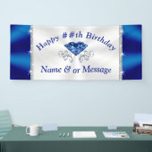 Happy Birthday Banner Custom. ELK JAAR OF EVENTUEE (Beurs)