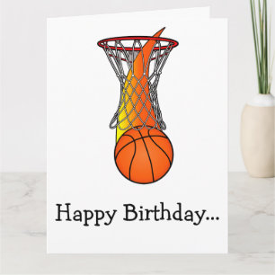 Happy Birthday Basketbal van de hele bende Kaart