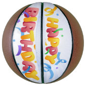 Happy Birthday Basketball Basketbal (Verticaal)